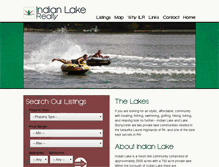 Tablet Screenshot of indianlakerealty.com